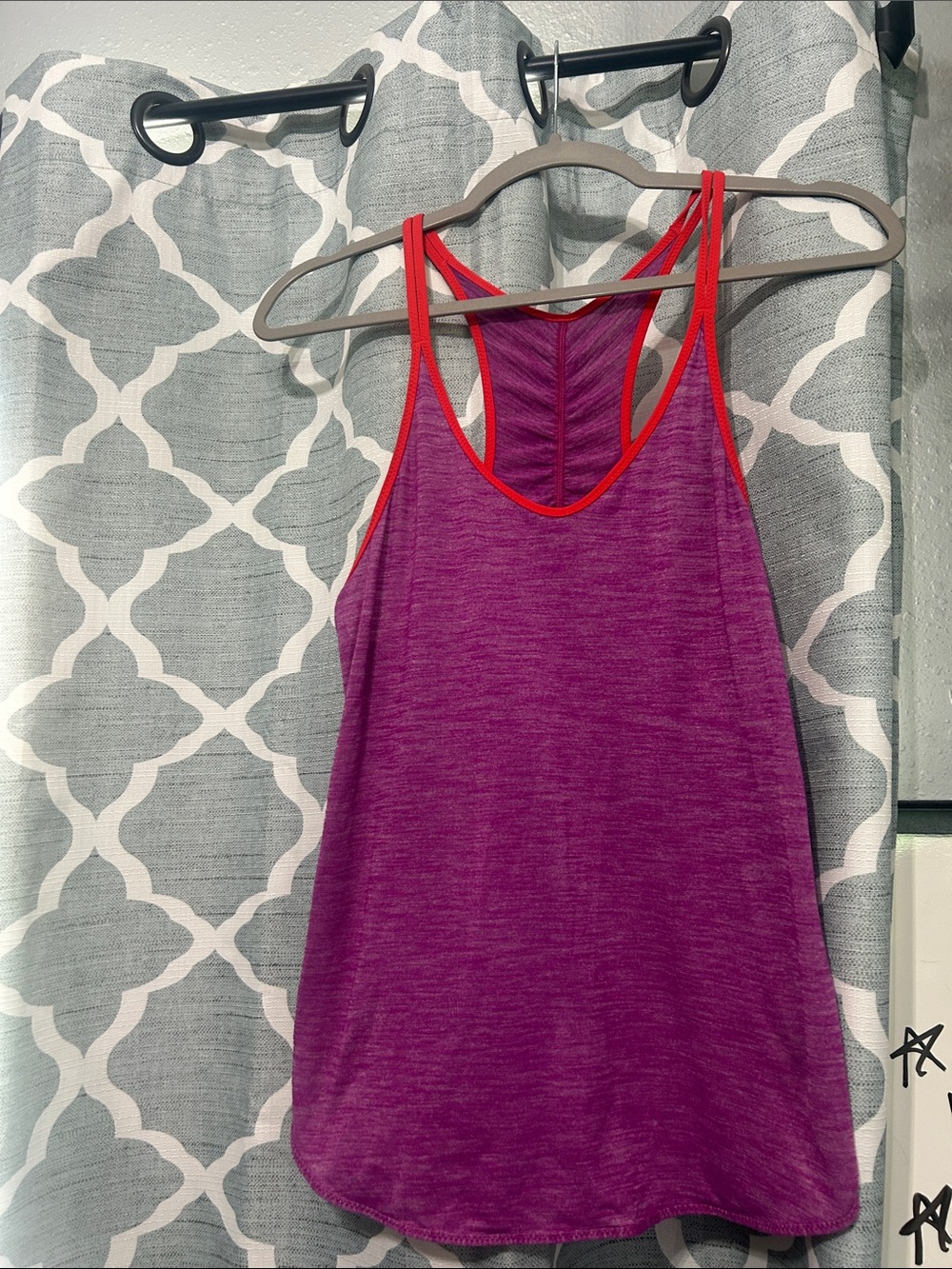 lululemon athletica Purple Tank with Red Trim